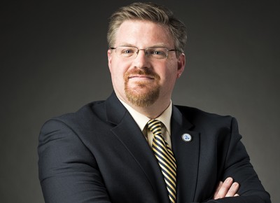 Worcester State University Vice President for Enrollment Management Ryan Forsythe