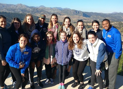 Worcester State University Women's Basketball Team in Spain